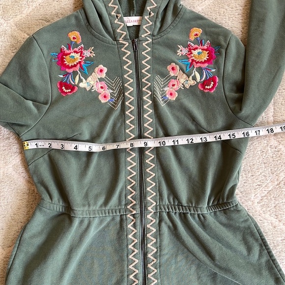 Solitaire Embroidered Hoodie Jacket - Picture 11 of 14